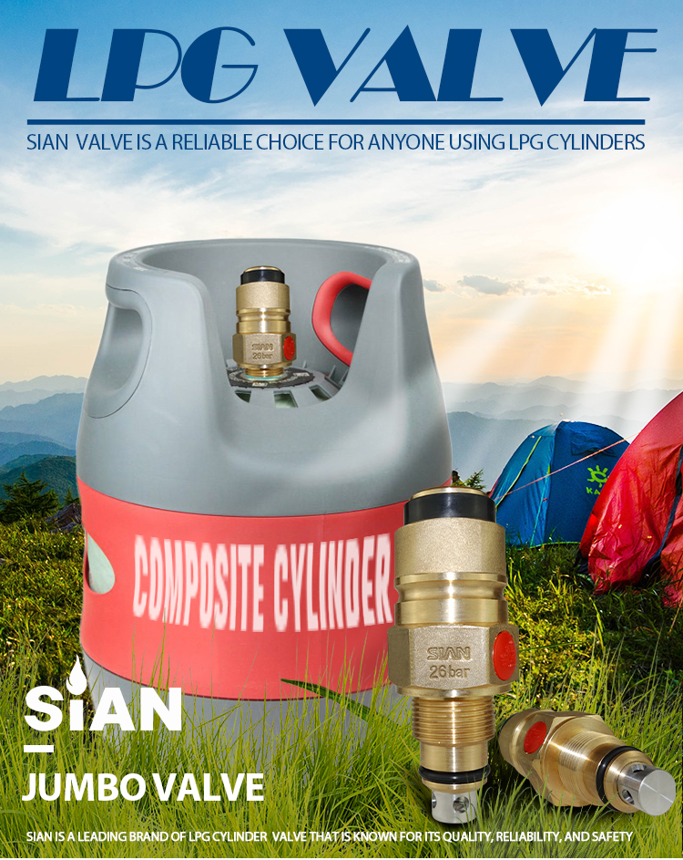 Композитный цилиндр SIAN LPG D35 Jumbo клапаны (1)