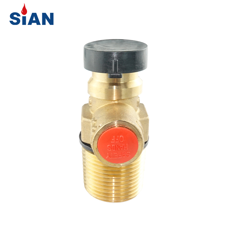 Самозакрывающийся клапан газового баллона SiAN Brand PV02-D22 с сертификатом PI