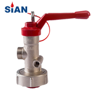 Клапан огнетушителя с одобрением КЭ Клапан бренда СиАН латунный для огнетушителя сухого порошка