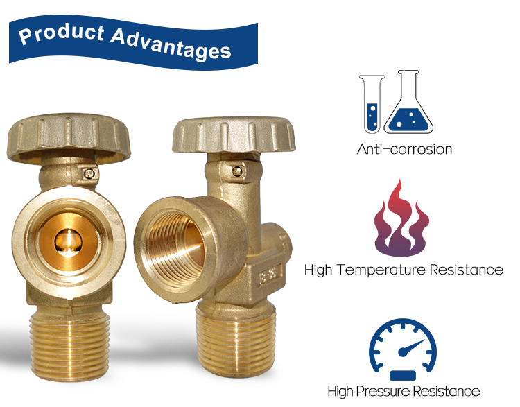 Клапан цилиндра с LPG 40 фунтов U40 Columbia LPG POL клапан