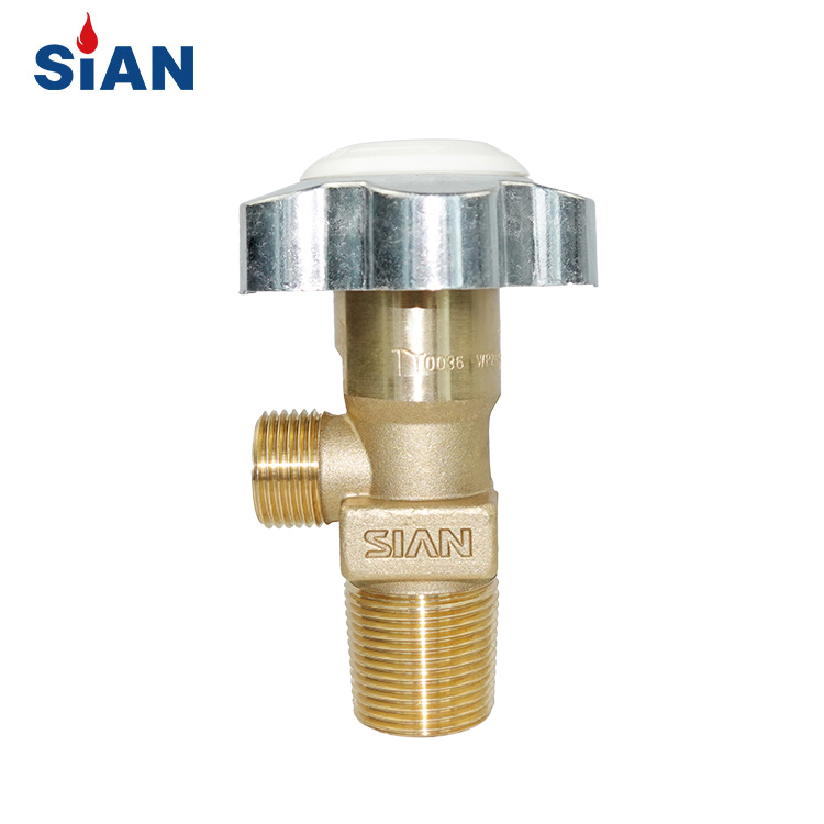 Промышленный газовый аргоновый баллонный клапан с сертификацией TPED Sian Brand