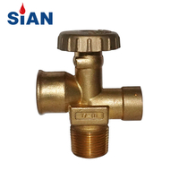 Sian 17Bar Brass Safety 510U LPG Cylinder Мексика 40 фунтов Pol Клапаны