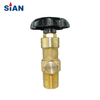 CGA320B CO2 цилиндр осевого типа клапан латунь от китайского завода клапанов Ningbo Fuhua SiAN Brand