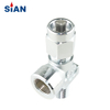 Надежный латунный клапан игольчатого клапана цилиндра O2 / Air / N2 QF-2D